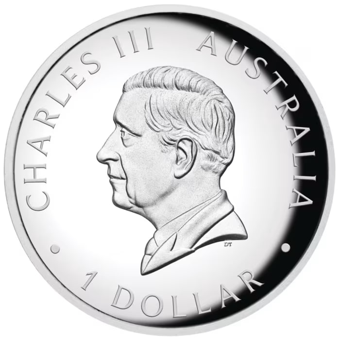 2024年 オーストラリア カンガルー ハイレリーフ .9999 プルーフ銀貨 1オンス